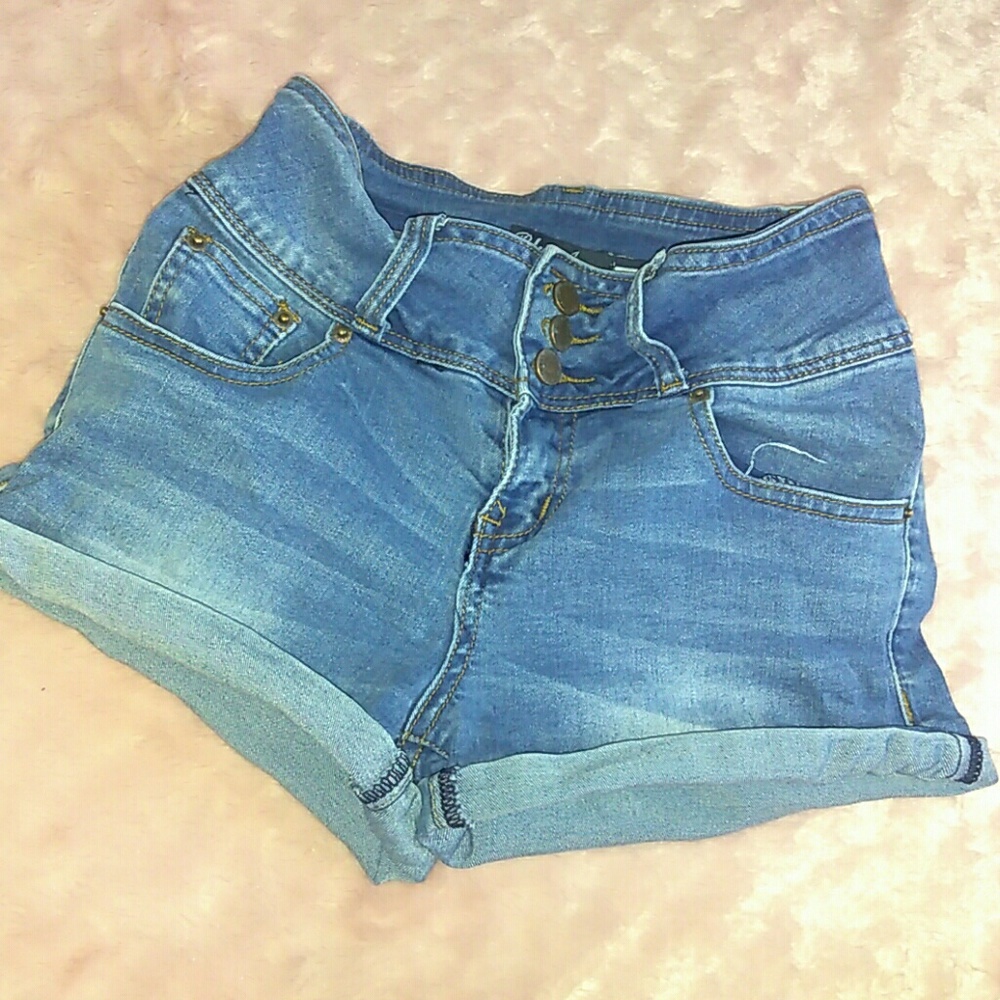 Denim shorts